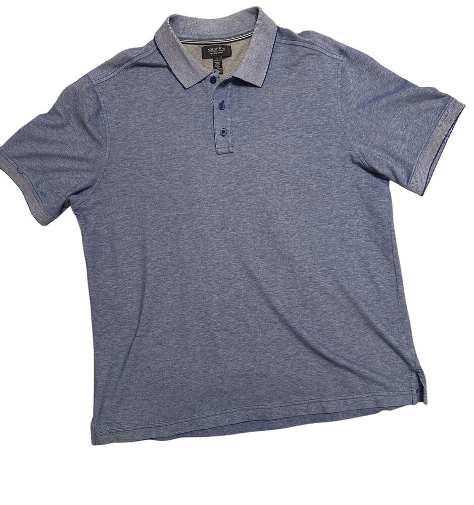 Nat Nast Luxury Originals Blue Short Sleeve Polo Shirt